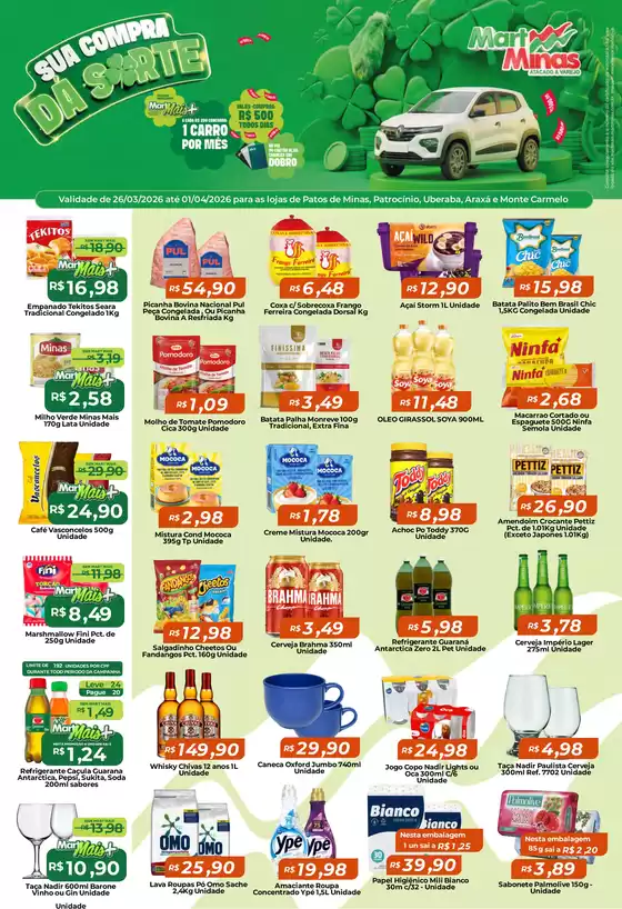 Catálogo Mart Minas | Nossas melhores ofertas para você | 2026-03-26T00:00:00.000Z - 2026-04-01T00:00:00.000Z