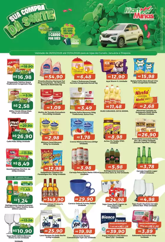 Catálogo Mart Minas em Jundiaí | Melhores ofertas para todos os clientes | 2026-03-26T00:00:00.000Z - 2026-04-01T00:00:00.000Z