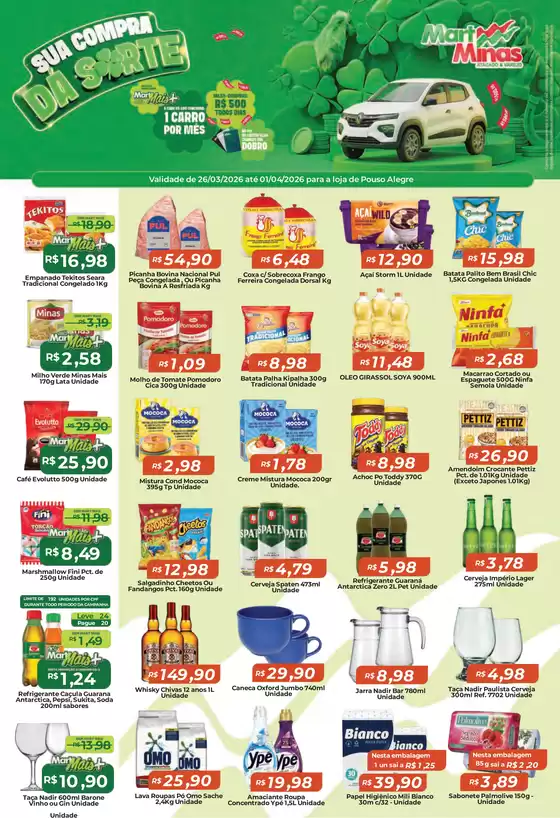 Catálogo Mart Minas em Jundiaí | Grandes descontos em produtos selecionados | 2026-03-26T00:00:00.000Z - 2026-04-01T00:00:00.000Z