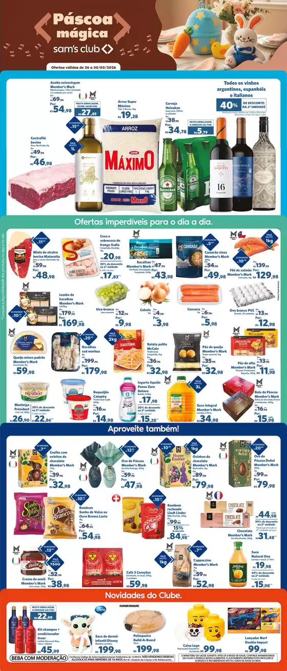 Catálogo Sam's Club em Rio de Janeiro | Ofertas exclusivas e pechinchas | 2026-03-26T00:00:00.000Z - 2026-03-30T00:00:00.000Z