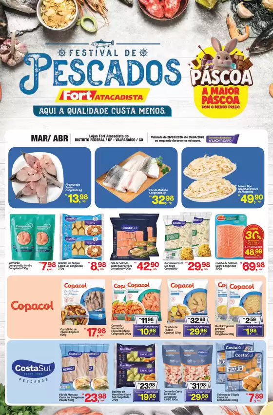 Catálogo Fort Atacadista em Rio de Janeiro | DF Fort Festival Pescados 26 MAR a 05 ABR 26 | 2026-03-26T00:00:00.000Z - 2026-04-05T00:00:00.000Z