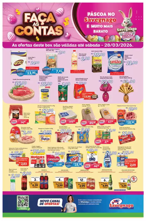 Catálogo Supermercado Savegnago em Lago da Pedra | Ofertas do Savegnago Bebedouro | 2026-03-26T00:00:00.000Z - 2026-03-28T00:00:00.000Z