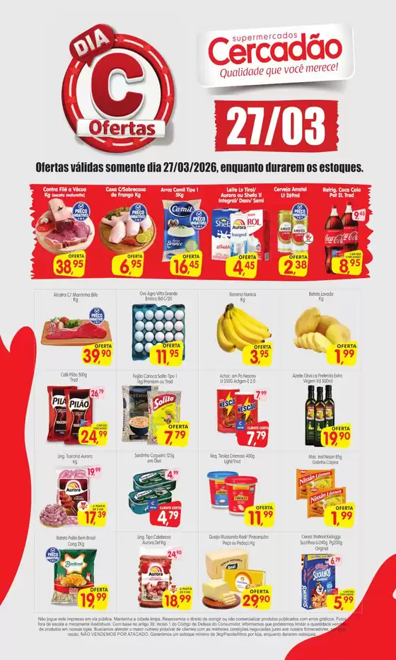 Catálogo Cercadão | Dia C Ofertas | 2026-03-27T00:00:00.000Z - 2026-03-27T00:00:00.000Z