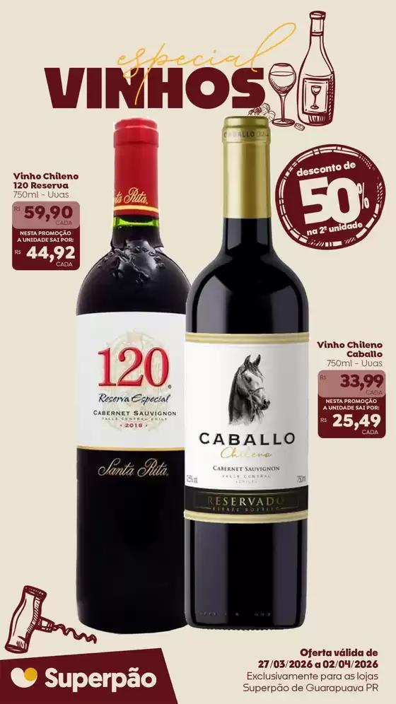 Catálogo Superpão | Vinhos  | 2026-03-27T00:00:00.000Z - 2026-04-02T00:00:00.000Z