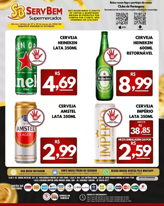 Catálogo ServBem em Jaboatão dos Guararapes | Encarte ServBem | 2026-03-27T00:00:00.000Z - 2026-03-29T00:00:00.000Z