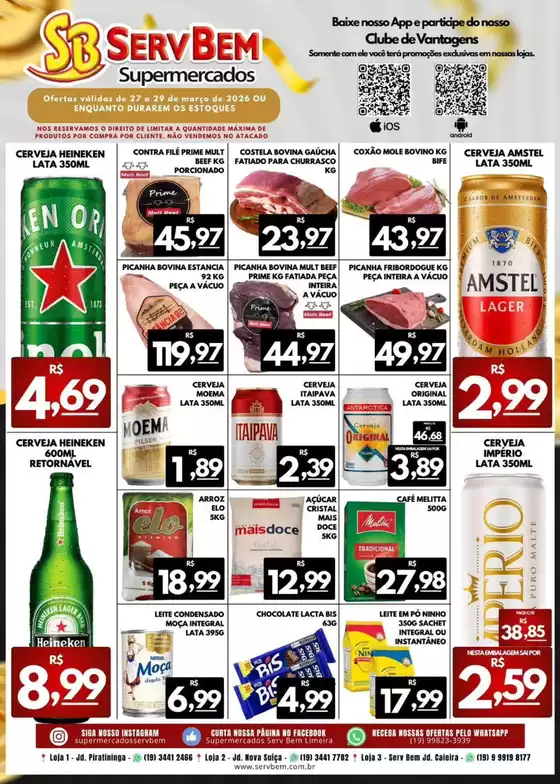 Catálogo ServBem em Jaboatão dos Guararapes | Melhores ofertas para compradores econômicos | 2026-03-27T00:00:00.000Z - 2026-03-29T00:00:00.000Z