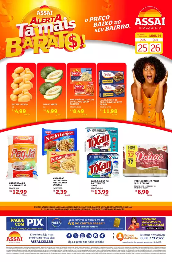 Catálogo Assaí Atacadista em Florianópolis | Encarte Assaí Atacadista 45423 | 2026-03-27T00:00:00.000Z - 2026-03-27T00:00:00.000Z