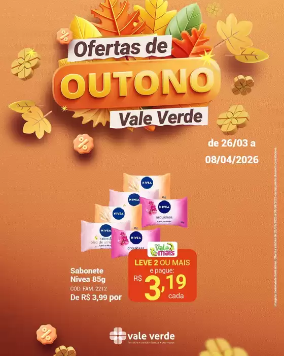 Catálogo Farmácias Vale Verde em Porto Alegre | Ótima oferta para caçadores de pechinchas | 2026-03-26T00:00:00.000Z - 2026-04-08T00:00:00.000Z