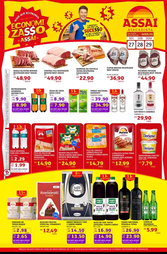 Catálogo Assaí Atacadista em Rio Grande | Encarte Assaí Atacadista 44319-38 | 2026-03-27T00:00:00.000Z - 2026-03-29T00:00:00.000Z