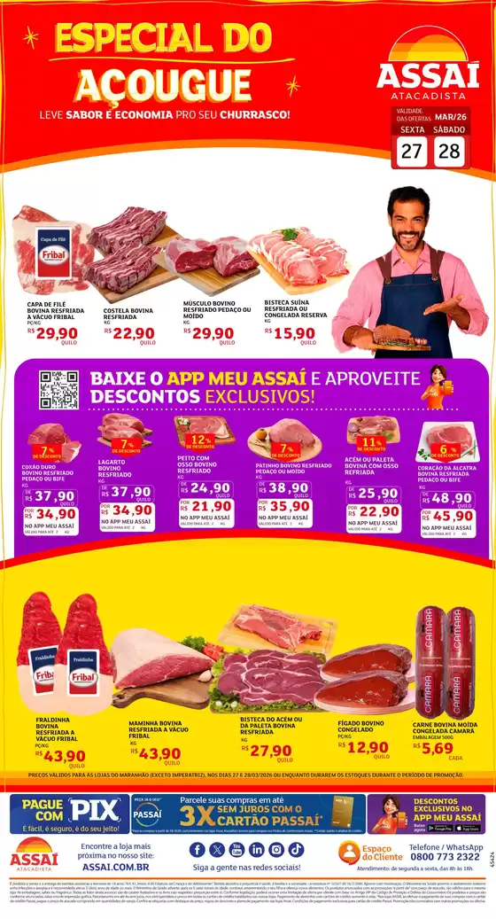 Catálogo Assaí Atacadista em Rio Grande | Encarte Assaí Atacadista 45424-82 | 2026-03-27T00:00:00.000Z - 2026-03-28T00:00:00.000Z