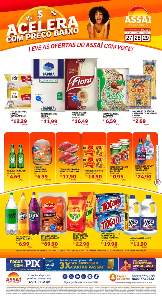 Catálogo Assaí Atacadista em Vacaria | Encarte Assaí Atacadista 45131-226 | 2026-03-27T00:00:00.000Z - 2026-03-29T00:00:00.000Z