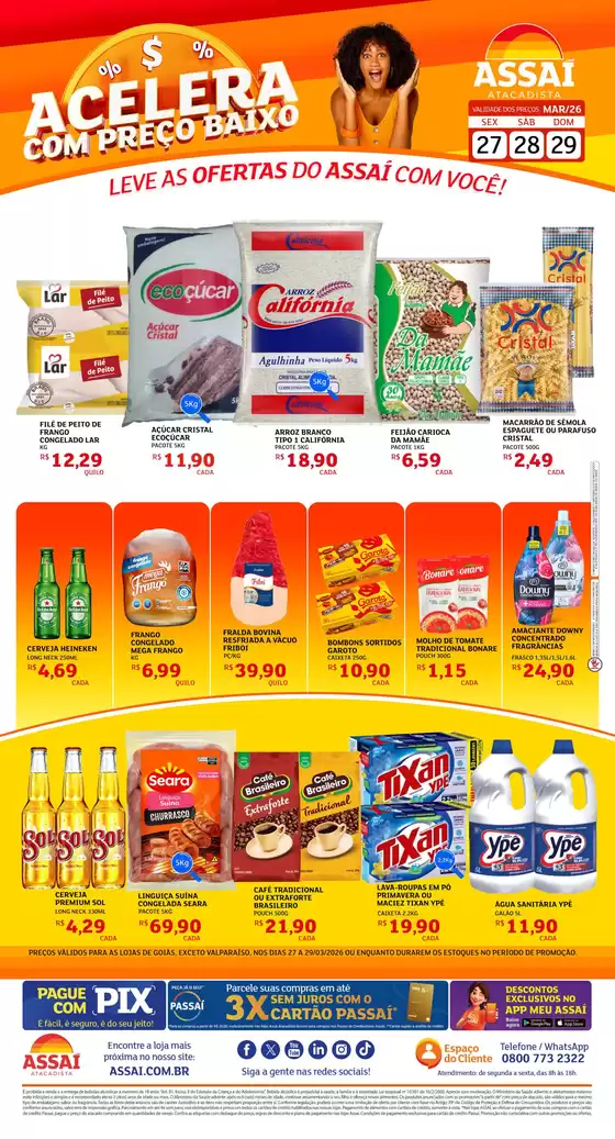 Catálogo Assaí Atacadista em Vacaria | Encarte Assaí Atacadista 45131-822 | 2026-03-27T00:00:00.000Z - 2026-03-29T00:00:00.000Z