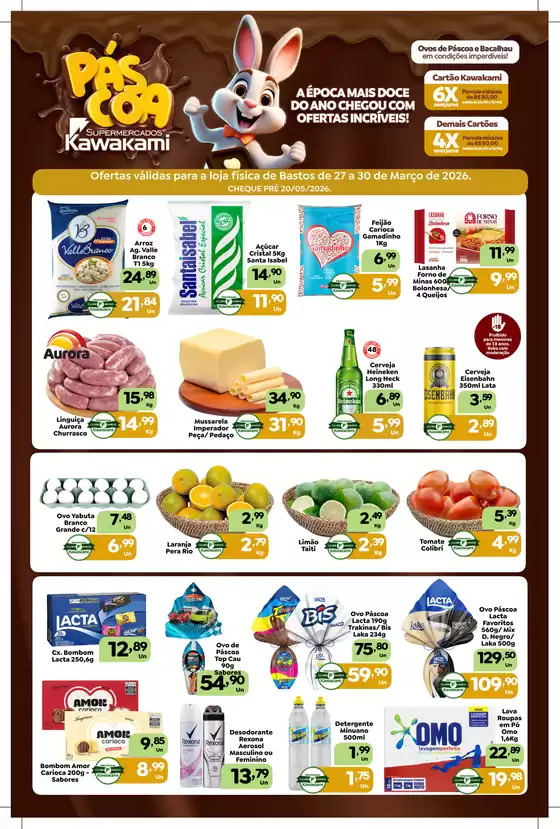 Catálogo Supermercados Kawakami em Betim | Ofertas - Bastos | 2026-03-27T00:00:00.000Z - 2026-03-30T00:00:00.000Z
