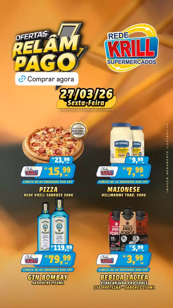 Catálogo Rede Krill em Betim | Ofertas | 2026-03-27T00:00:00.000Z - 2026-03-27T00:00:00.000Z