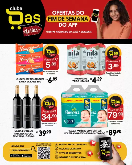 Catálogo Rede DAS | OFERTAS DO FIM DE SEMANA DO APP | 2026-03-30T00:00:00.000Z - 2026-03-30T00:00:00.000Z