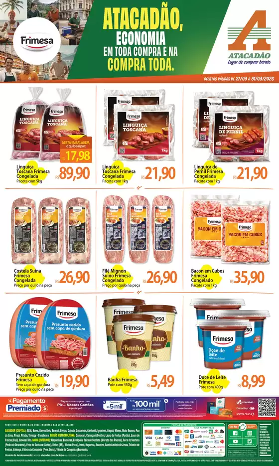 Catálogo Atacadão em Sorocaba | Atacadão - Frios e Congelados | 2026-03-30T00:00:00.000Z - 2026-03-31T00:00:00.000Z