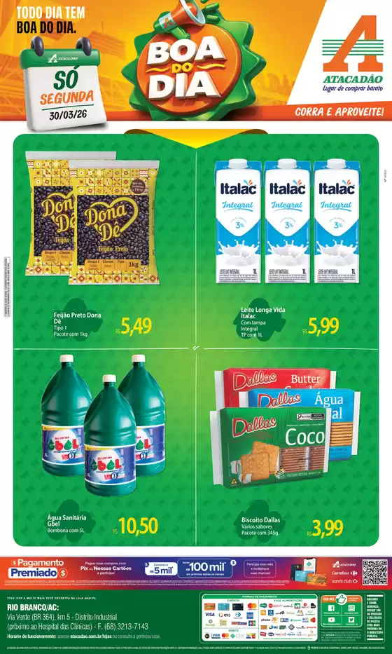 Catálogo Atacadão | Atacadão - Boa do Dia | 2026-03-30T00:00:00.000Z - 2026-03-30T00:00:00.000Z