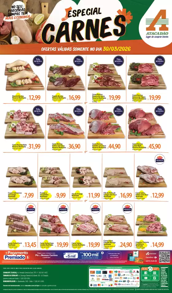 Catálogo Atacadão | Atacadão - Carnes | 2026-03-30T00:00:00.000Z - 2026-03-30T00:00:00.000Z