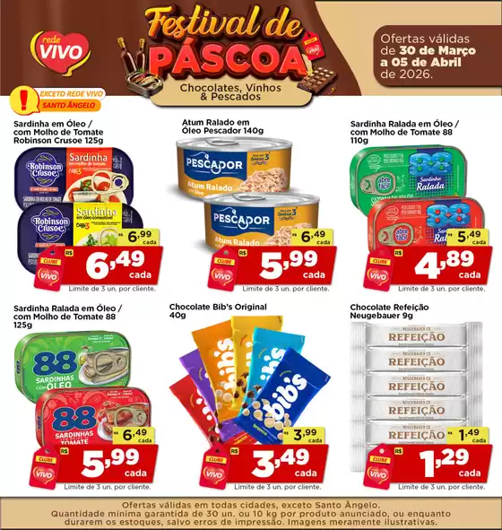 Catálogo Rede Vivo | Nossas melhores ofertas para você | 2026-03-30T00:00:00.000Z - 2026-04-05T00:00:00.000Z