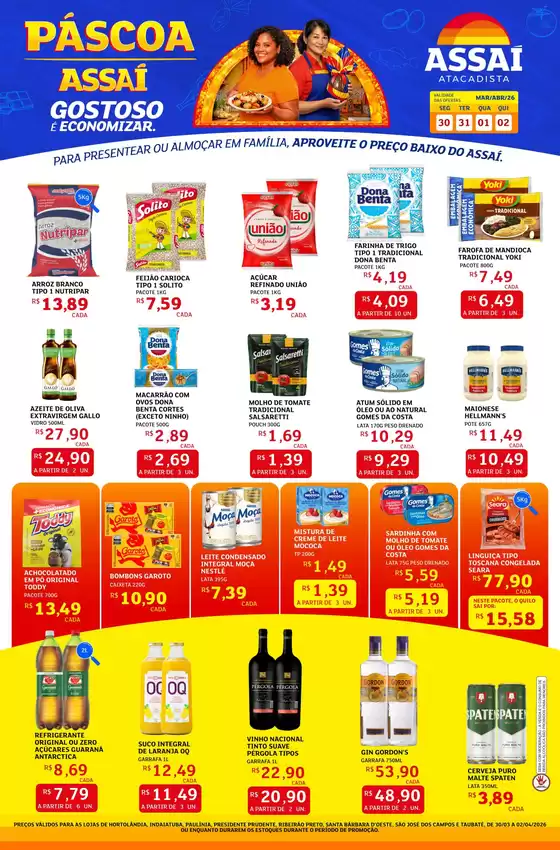 Catálogo Assaí Atacadista em Campinas | Encarte Assaí Atacadista 45472-735 | 2026-03-30T00:00:00.000Z - 2026-04-02T00:00:00.000Z