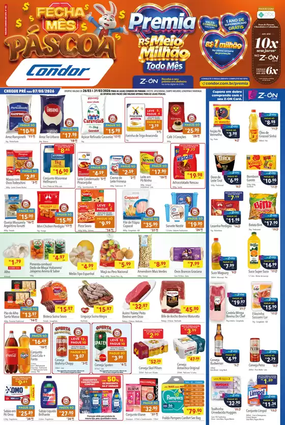 Catálogo Supermercados Condor | Encarte Supermercados Condor | 2026-03-26T00:00:00.000Z - 2026-03-31T00:00:00.000Z