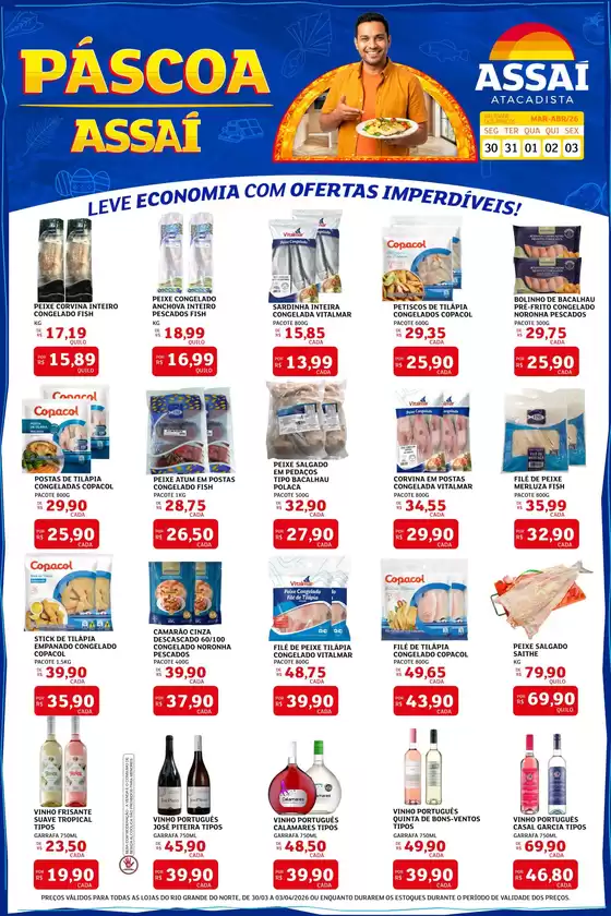 Catálogo Assaí Atacadista em Rio de Janeiro | Encarte Assaí Atacadista 45279-564 | 2026-03-30T00:00:00.000Z - 2026-04-03T00:00:00.000Z