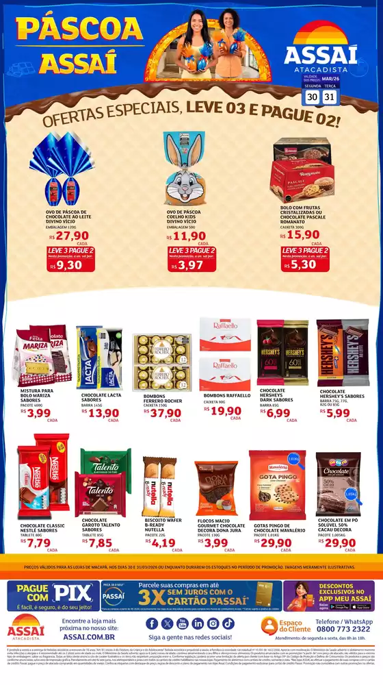 Catálogo Assaí Atacadista em Guarulhos | Encarte Assaí Atacadista 44797-442 | 2026-03-30T00:00:00.000Z - 2026-03-31T00:00:00.000Z