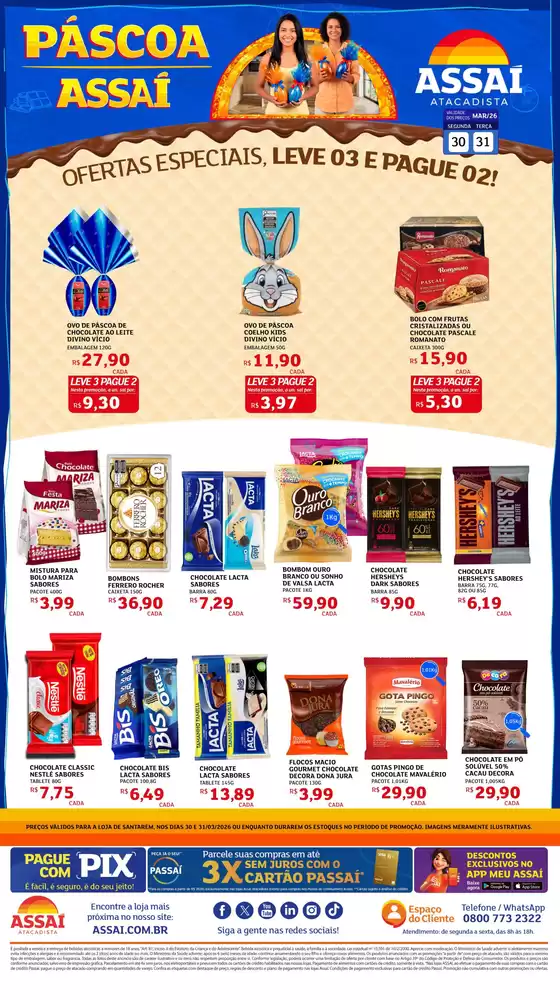 Catálogo Assaí Atacadista em Guarulhos | Encarte Assaí Atacadista 44797-65 | 2026-03-30T00:00:00.000Z - 2026-03-31T00:00:00.000Z