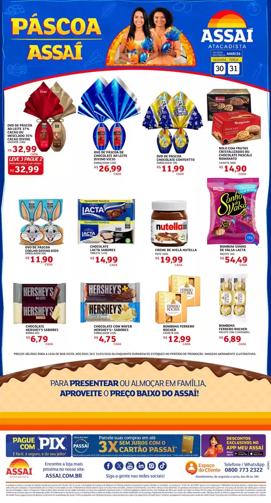 Catálogo Assaí Atacadista em Guarulhos | Encarte Assaí Atacadista 45341-73 | 2026-03-30T00:00:00.000Z - 2026-03-31T00:00:00.000Z