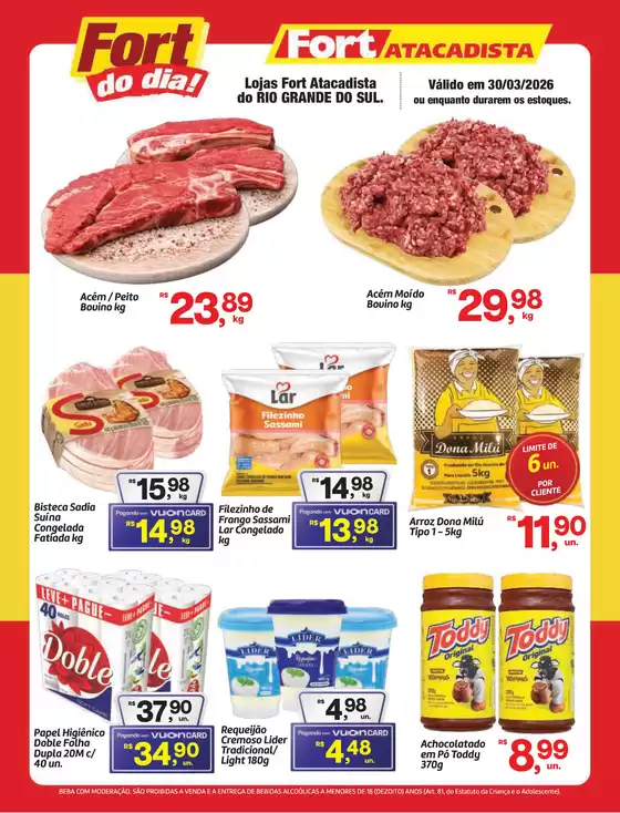Catálogo Fort Atacadista em Barueri | RS Fort do Dia Segunda 30 MAR 26 | 2026-03-30T00:00:00.000Z - 2026-03-30T00:00:00.000Z