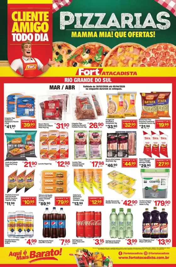 Catálogo Fort Atacadista em Barueri | RS Fort FOOD Pizzaria 30 | 2026-03-30T00:00:00.000Z - 2026-04-05T00:00:00.000Z