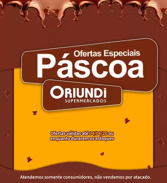 Catálogo Oriundi em São Caetano do Sul | Páscoa | 2026-03-30T00:00:00.000Z - 2026-04-04T00:00:00.000Z