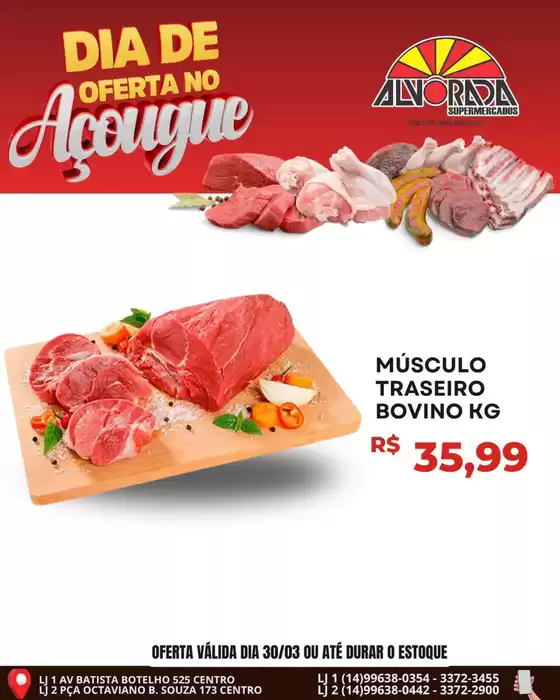 Catálogo Alvorada Supermercados em Clevelândia | Encarte Alvorada Supermercados | 2026-03-30T00:00:00.000Z - 2026-03-30T00:00:00.000Z