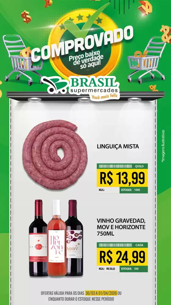 Catálogo Brasil Supermercados em Piracicaba | Brasil Supermercados | 2026-03-30T00:00:00.000Z - 2026-04-01T00:00:00.000Z