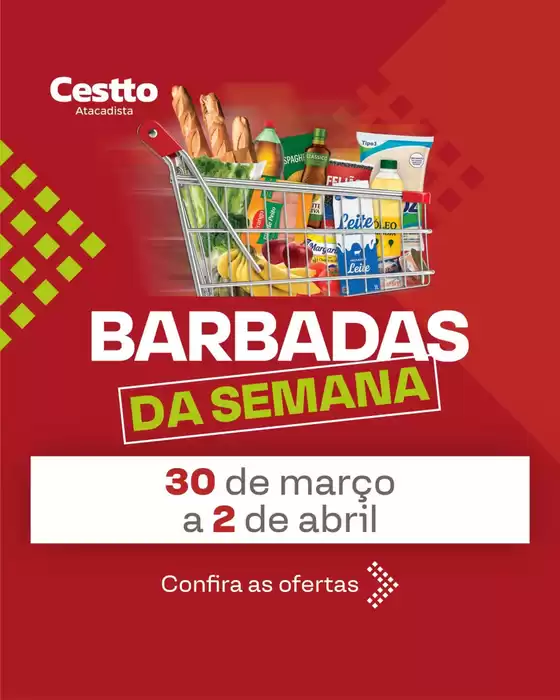 Catálogo Cestto Atacadista em Piracicaba | BARBADAS DA SEMANA | 2026-03-30T00:00:00.000Z - 2026-04-02T00:00:00.000Z
