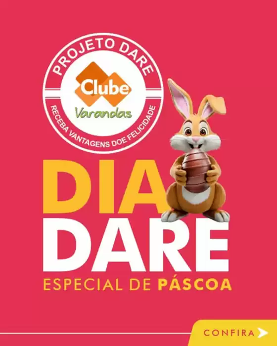 Catálogo Supermercados Varandas em Arealva | Dia Dare Especial De Páscoa | 2026-03-31T00:00:00.000Z - 2026-03-31T00:00:00.000Z