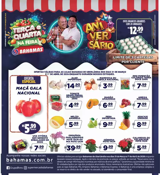 Catálogo Bahamas Supermercados em Arealva | Terça e Quarta na feira | 2026-03-31T00:00:00.000Z - 2026-04-01T00:00:00.000Z