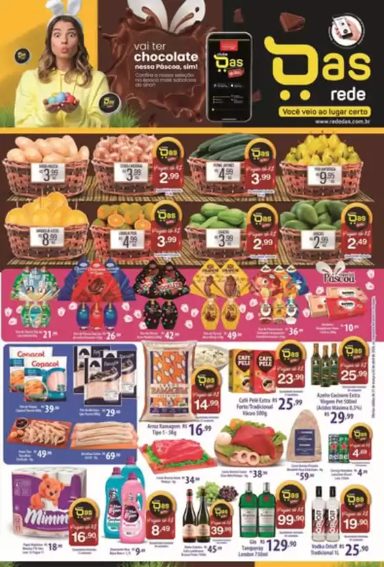 Catálogo Rede DAS em Arealva | Ofertas De Páscoa | 2026-03-31T00:00:00.000Z - 2026-04-02T00:00:00.000Z