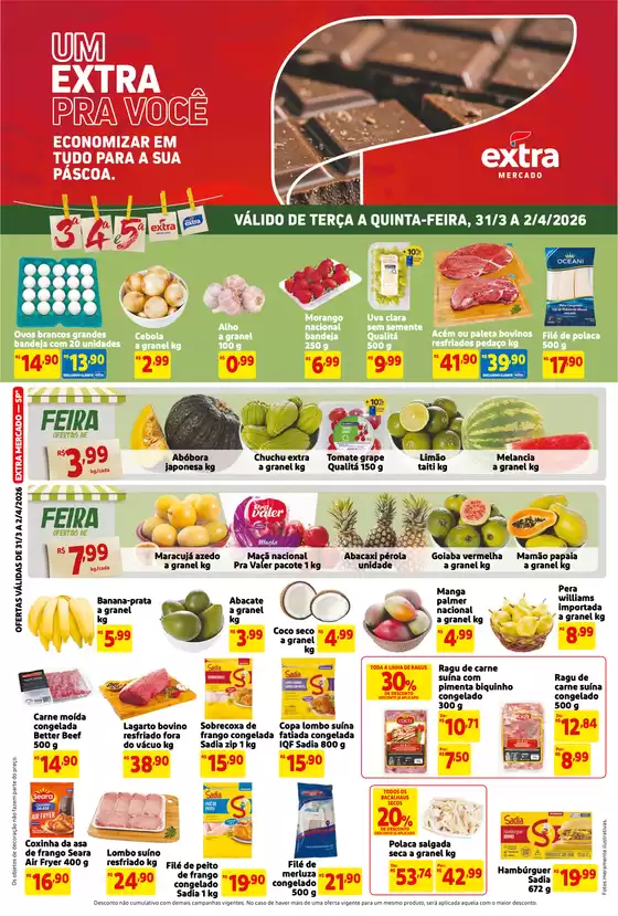 Catálogo Clube Extra em Brasília | EXTRA PRA VOCE | 2026-03-31T00:00:00.000Z - 2026-04-02T00:00:00.000Z