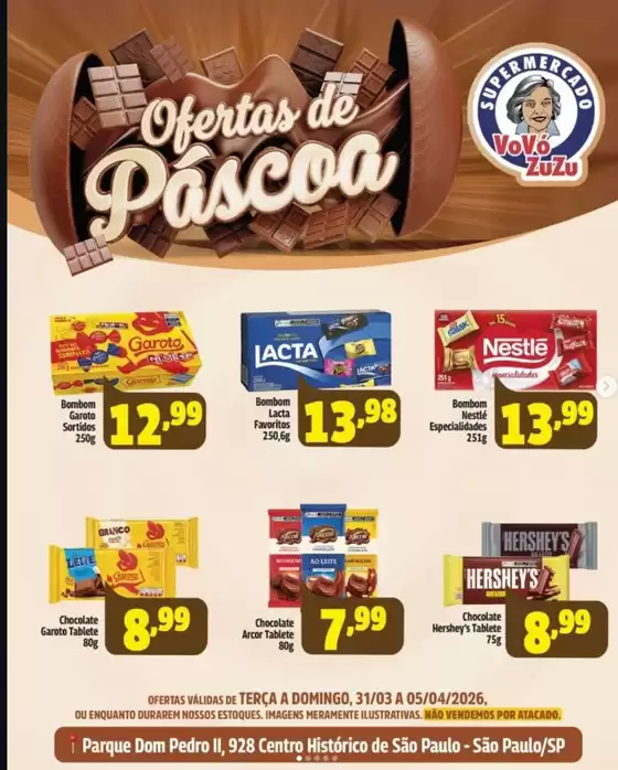 Catálogo Vovó Zuzu em Brasília | Páscoa de Ofertas | 2026-03-31T00:00:00.000Z - 2026-04-05T00:00:00.000Z