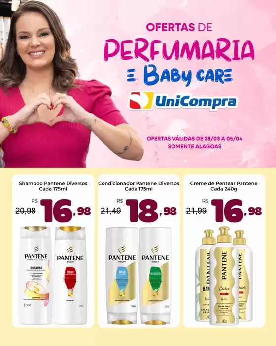 Catálogo Unicompra em Aracaju | OFERTAS DE PERFUMARIA BABY CARE | 2026-03-31T00:00:00.000Z - 2026-04-05T00:00:00.000Z