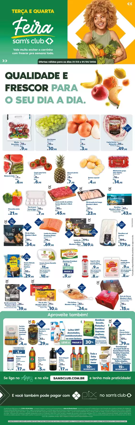 Catálogo Sam's Club em Santo André | OFERTAS FEIRA | 2026-03-31T00:00:00.000Z - 2026-04-01T00:00:00.000Z