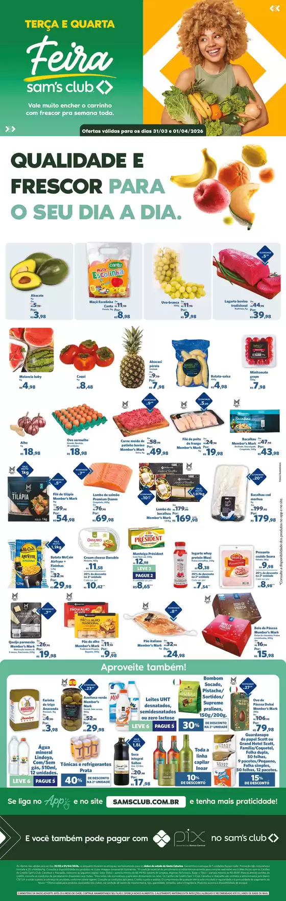 Catálogo Sam's Club em Taboão da Serra | Ofertas exclusivas para nossos clientes | 2026-03-31T00:00:00.000Z - 2026-04-01T00:00:00.000Z