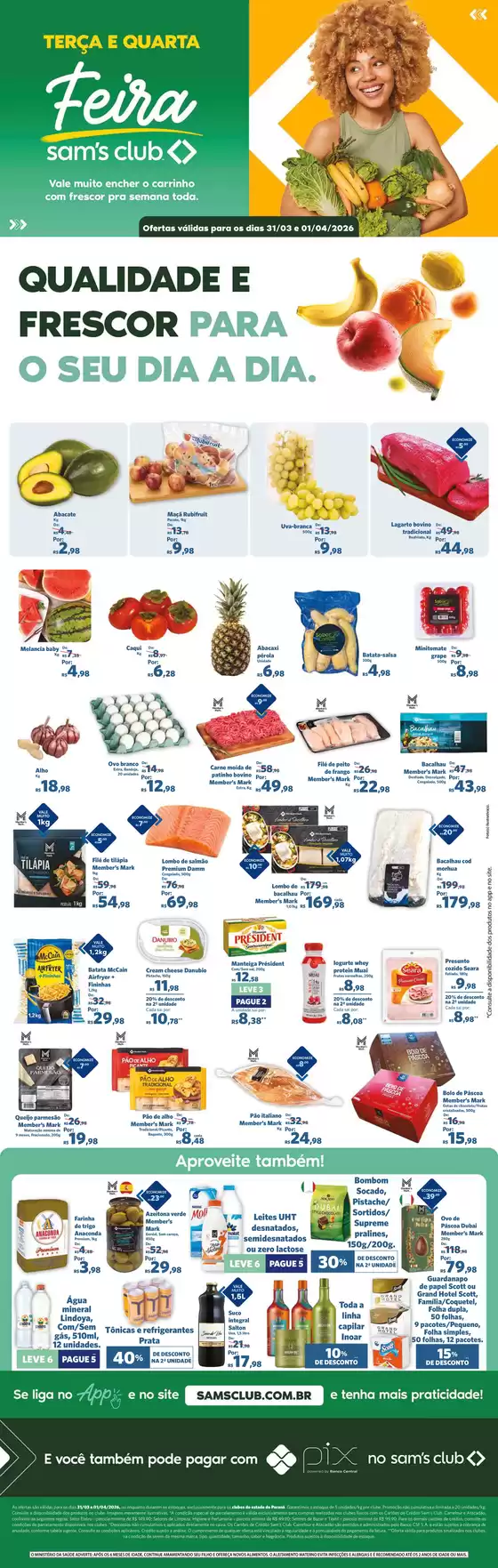 Catálogo Sam's Club em Santo André | Descubra ofertas atraentes | 2026-03-31T00:00:00.000Z - 2026-04-01T00:00:00.000Z