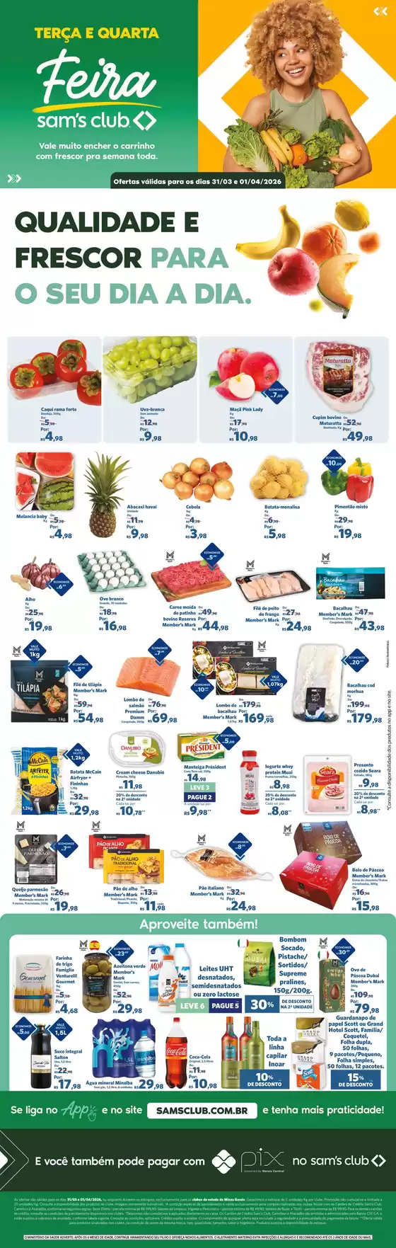 Catálogo Sam's Club em Taboão da Serra | Melhores ofertas e descontos | 2026-03-31T00:00:00.000Z - 2026-04-01T00:00:00.000Z