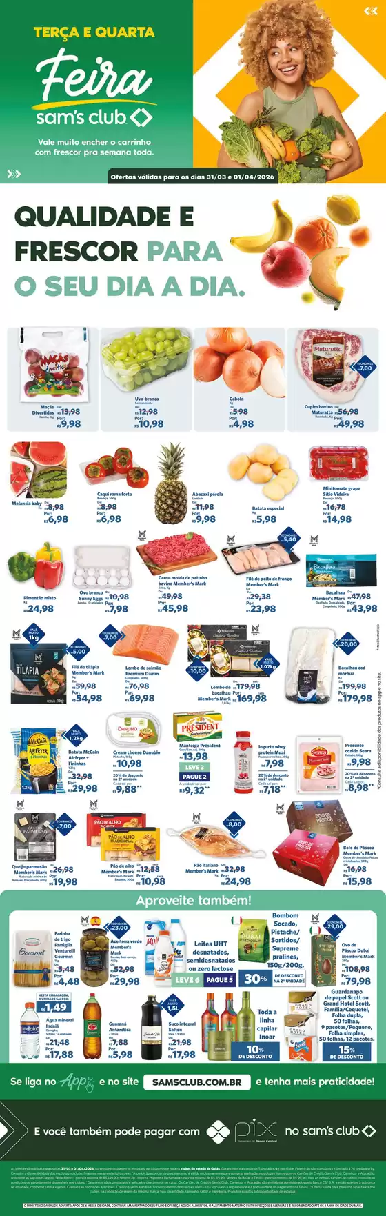 Catálogo Sam's Club em Taboão da Serra | Ótima oferta para caçadores de pechinchas | 2026-03-31T00:00:00.000Z - 2026-04-01T00:00:00.000Z