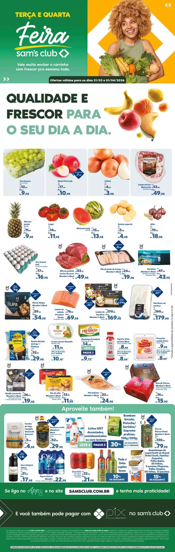 Catálogo Sam's Club em Taboão da Serra | Promoções especiais em andamento | 2026-03-31T00:00:00.000Z - 2026-04-01T00:00:00.000Z