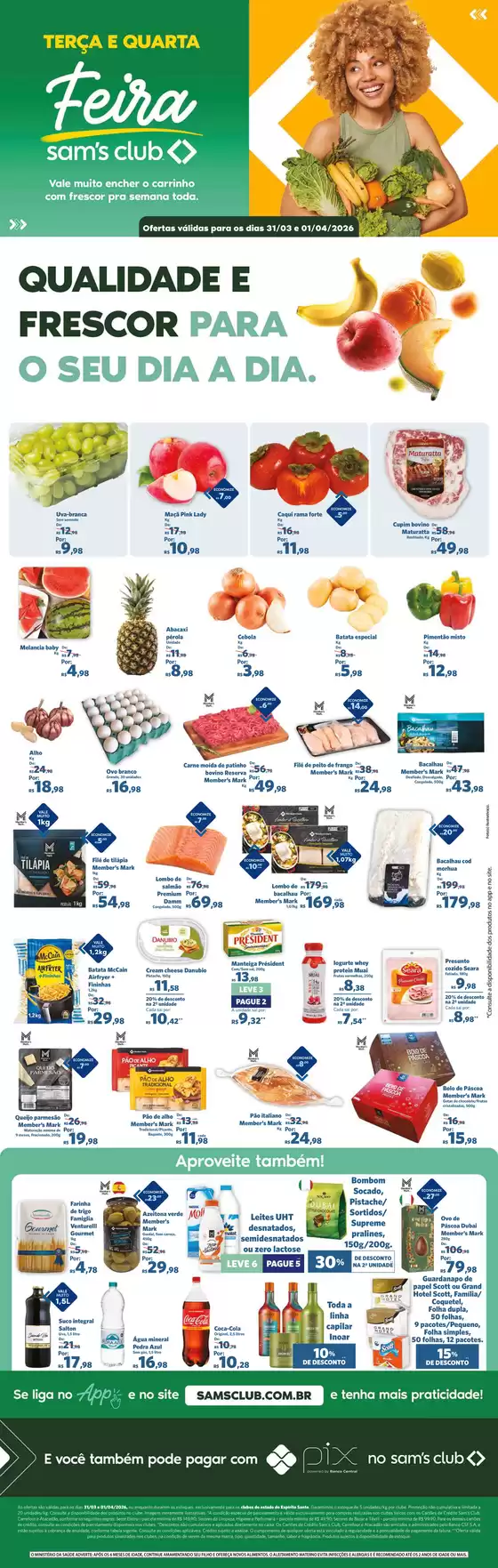 Catálogo Sam's Club em Taboão da Serra | Ofertas para caçadores de pechinchas | 2026-03-31T00:00:00.000Z - 2026-04-01T00:00:00.000Z