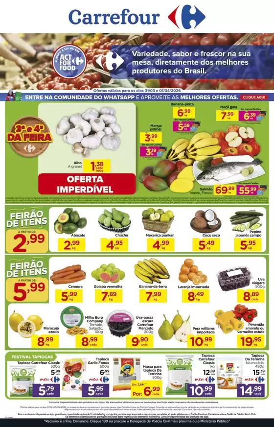 Catálogo Carrefour em Fortaleza | FEIRA | 2026-03-31T00:00:00.000Z - 2026-04-01T00:00:00.000Z