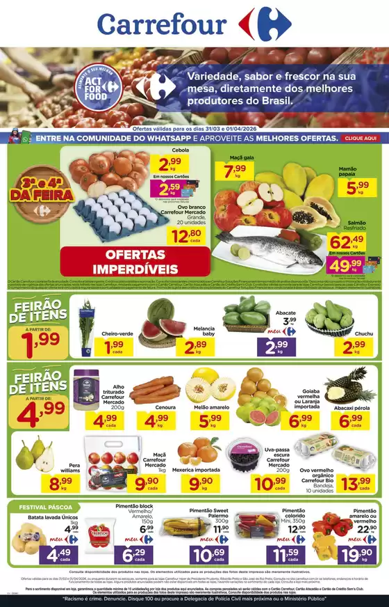 Catálogo Carrefour em Fortaleza | Ofertas especiais atraentes para todos | 2026-03-31T00:00:00.000Z - 2026-04-01T00:00:00.000Z